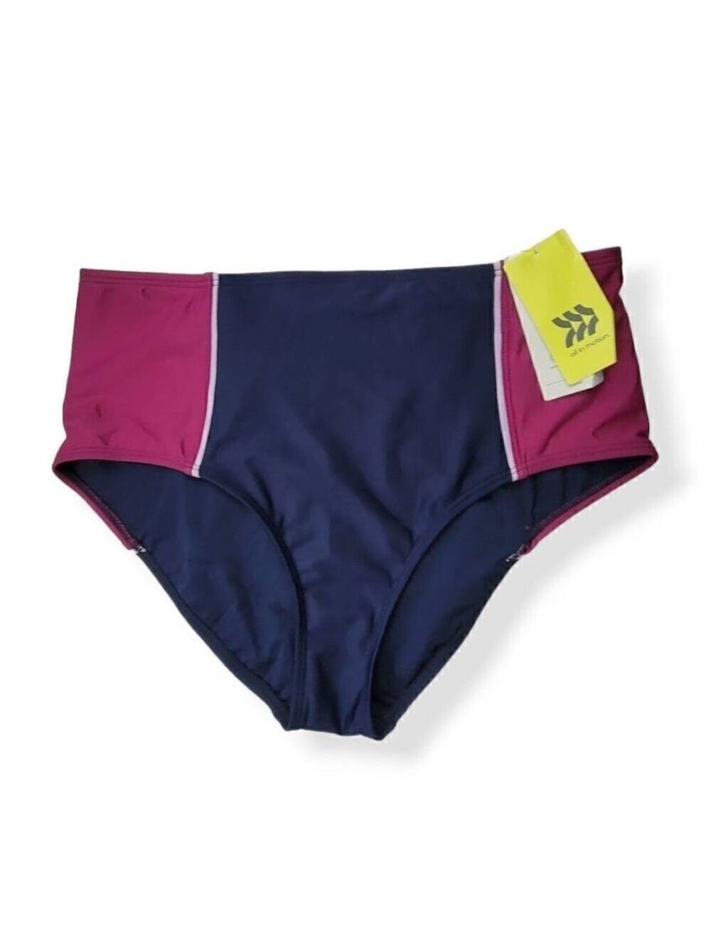 All in Motion Color Block Medium Coverage Bikini Bottom Medium 8-10